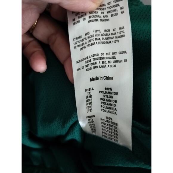 M1048)Vintage Diadora Men's Zip Up Polyamide Colorblock Track Jacket Large - Picture 12 of 12